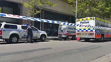 SYDNEY, AUSTRALIA - JANUARY 22, 2014: Terrorism in Australia