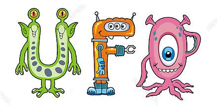 Alien cartoons