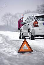 Car defect in winter season
