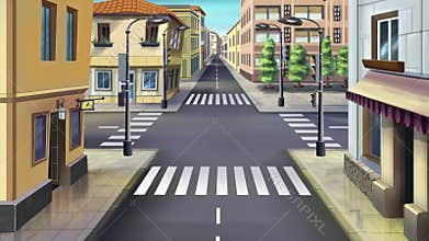 City streets. Image 01
