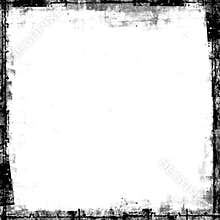 Grunge texture painted frame mask overlay