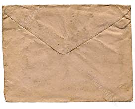 Vintage envelope for letter