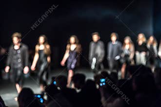 Fashion Show, A Catwalk Event Blurred on Purpose