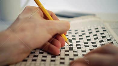 Brain train games - crossword puzzle