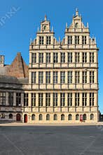 Town Hall. Renaissance facade. Ghent. Belgium