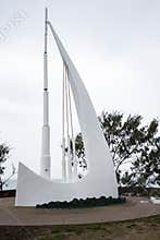 Singing Ship Sculpture, Emu Park, Queensland.