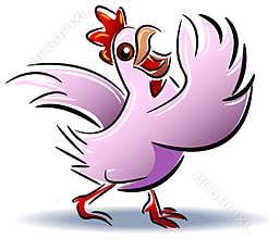 Walking chicken