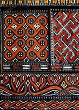 African native art on window