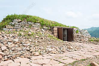 King Gwanggaeto Tomb (King Haotai Tomb) in Ji'an, Jilin, China. It is part of UNESCO World Heritage Site - Capital