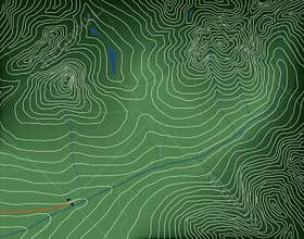 Topographic map