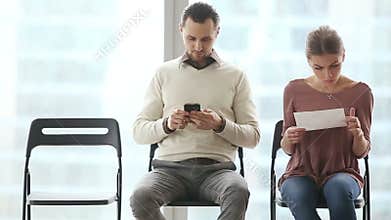 Competition at job interview