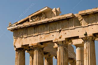 Detail of the Parthenon