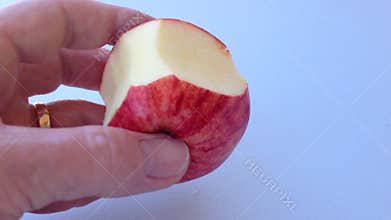 Cutting An Apple