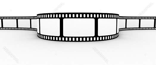 Blank film strip