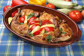 Baked chicken drumsticks