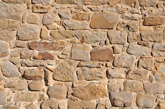 Wall of sandstone