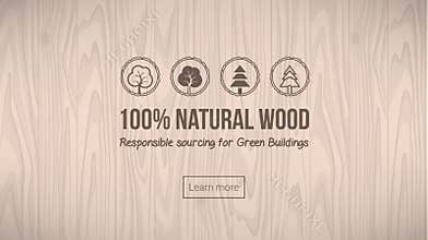 Natural wood
