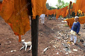 Leather tannery
