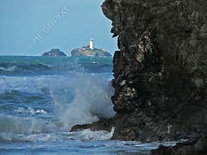 Lighthouse, Cornwall, England