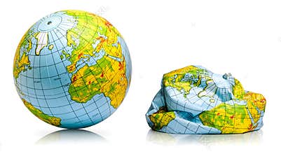 Planet earth balloon