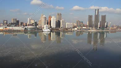 Detroit Skyline Afternoon 2