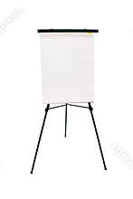 Flip chart pad and easel