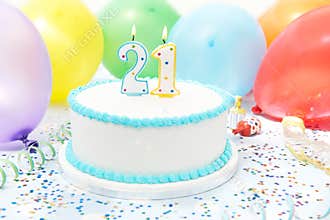 Cake Celebrating 21st Birthday