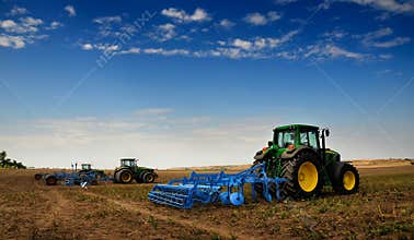 Tractor - modern agriculture equipment