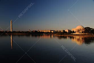 Washington D.C. at dusk