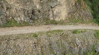 Mountain running marathon