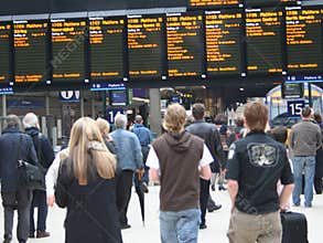 Waiting for a train
