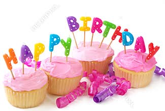Birthday cupcakes
