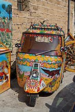 Palermo Painted Motorcycle