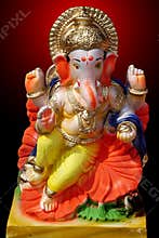 Colorful Lord Ganesha Model