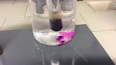 Lightnings bolts in a test tube