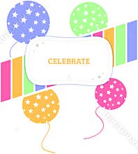 Celebrate Balloons and Stars
