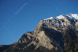 Falknis mountain near Maienfeld, Switzerland