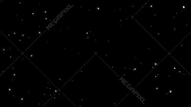 Glitter particle falling for christmas background