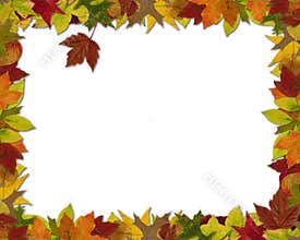 Fall Leaf Frame