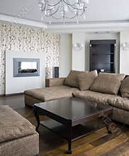 Interior of a living room