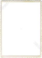 Scalloped retro photo frame