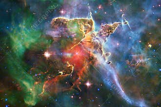 Awesome of deep space. Billions of galaxies in the universe