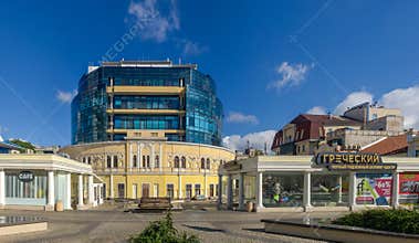 Greek Square in Odessa, Ukraine