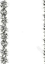 Steel Nails frame with a white background