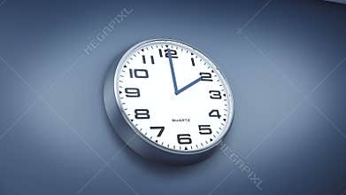 Office wall clock time lapse