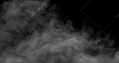 Blowing vertical steam with white smoke rise in slow motion on