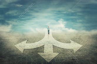 Crossroad choose way