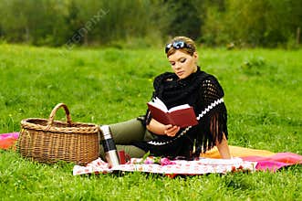 Woman on Picnic