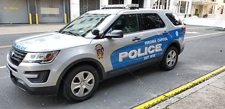 Virginia Capitol Police Car