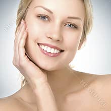 Beautiful girl with pretty smile